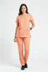 Women's 4-Pocket Scallop Neck Scrub